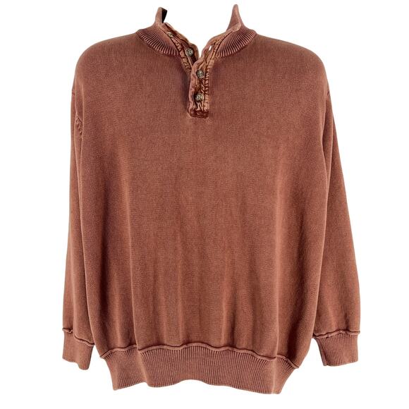 Cabela’s mock neck henley sweater - Picture 1 of 9